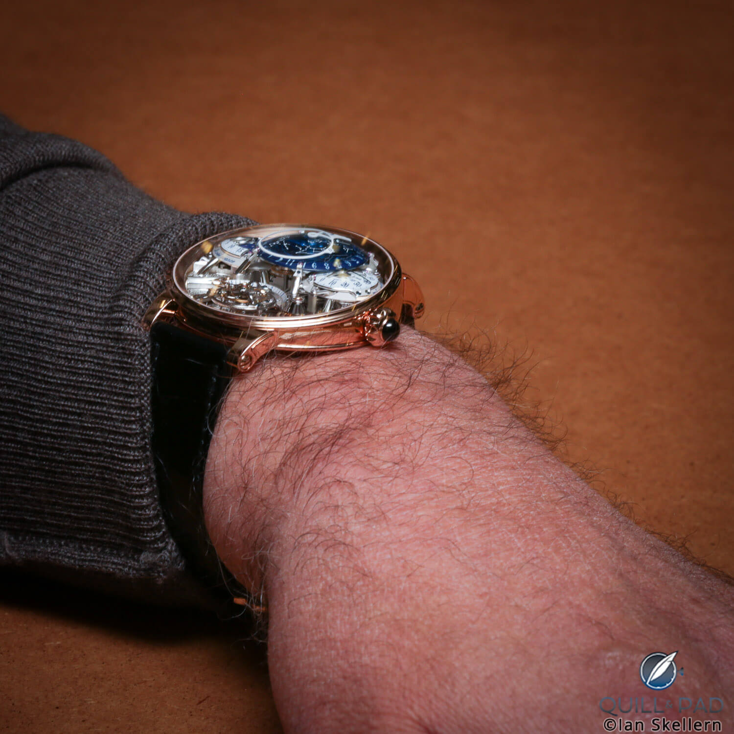 Bovet Récital 22 on the wrist (of Bovet owner Mr Pascal Raffy)