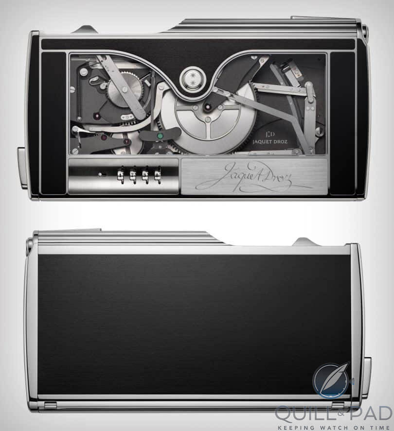 Jaquet Droz Signing Machine Front and back