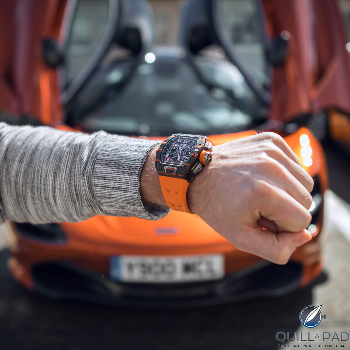 Thank you to Richard Mille for organizing the McLaren experience