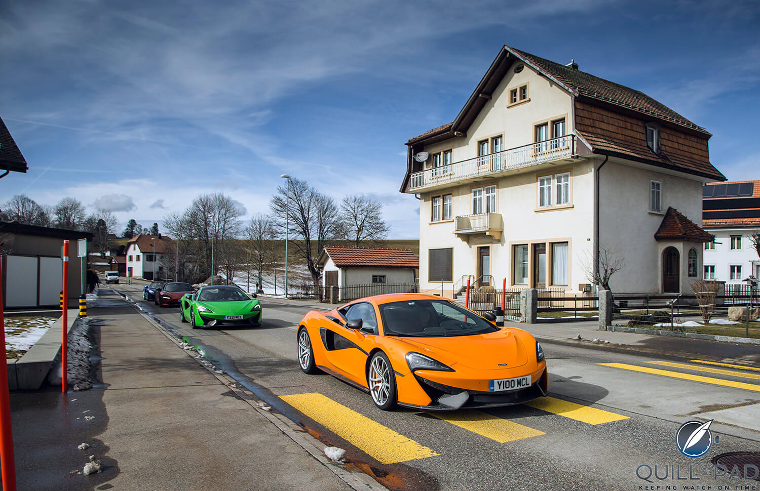 Orange McLaren 570s Coupé (photo courtesy Mike Dodd/Beadyeye)