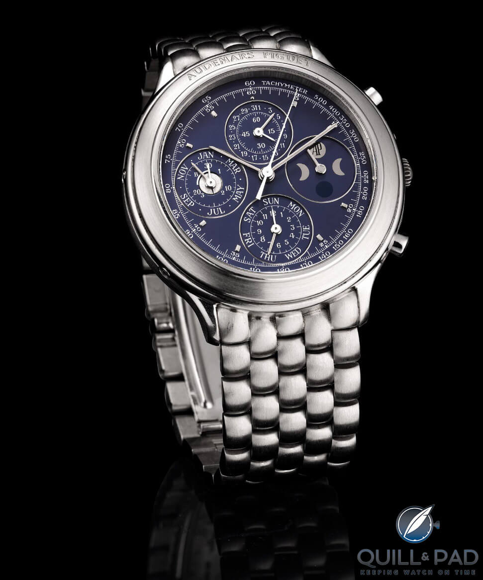 Wish you were here: Audemars Piguet platinum perpetual chronograph (photo courtesy Phillips)