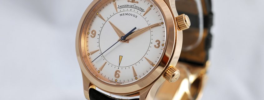 Jaeger-LeCoultre Memovox in pink gold