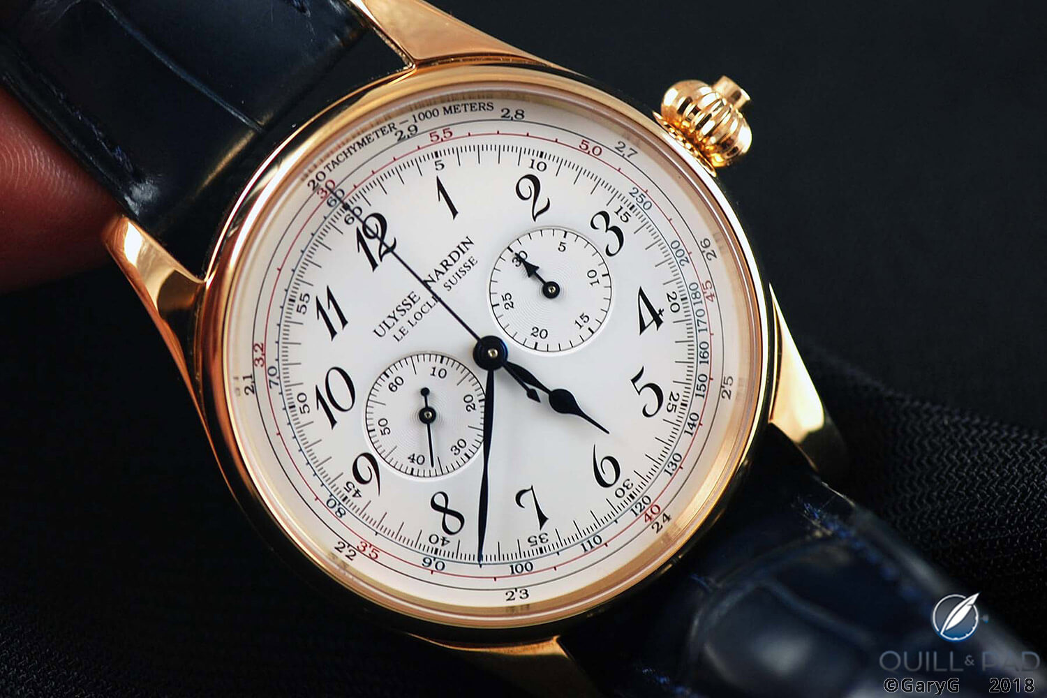 Ulysse Nardin Monopusher Chronograph in pink gold