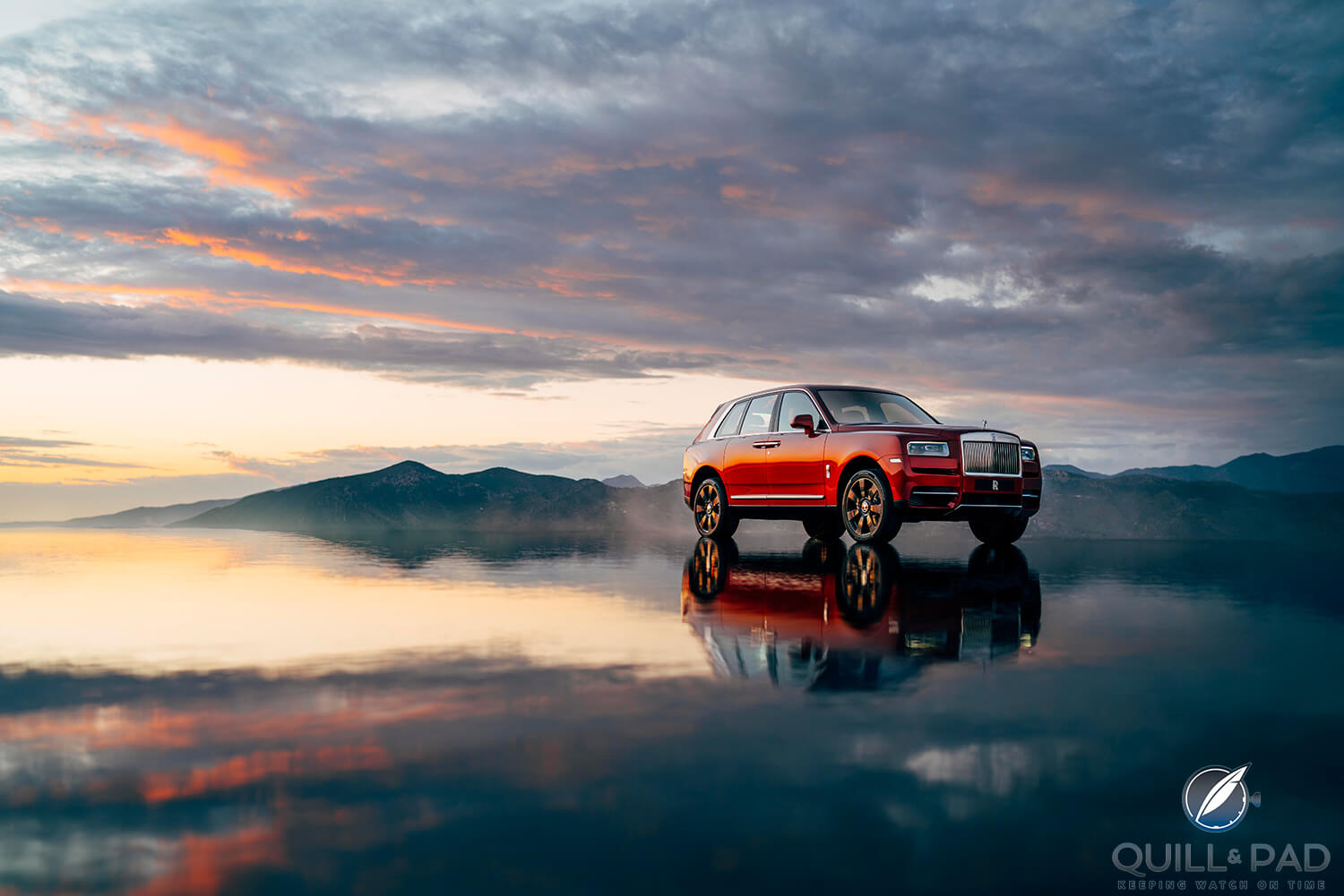 Rolls-Royce Cullinan getting its feet wet