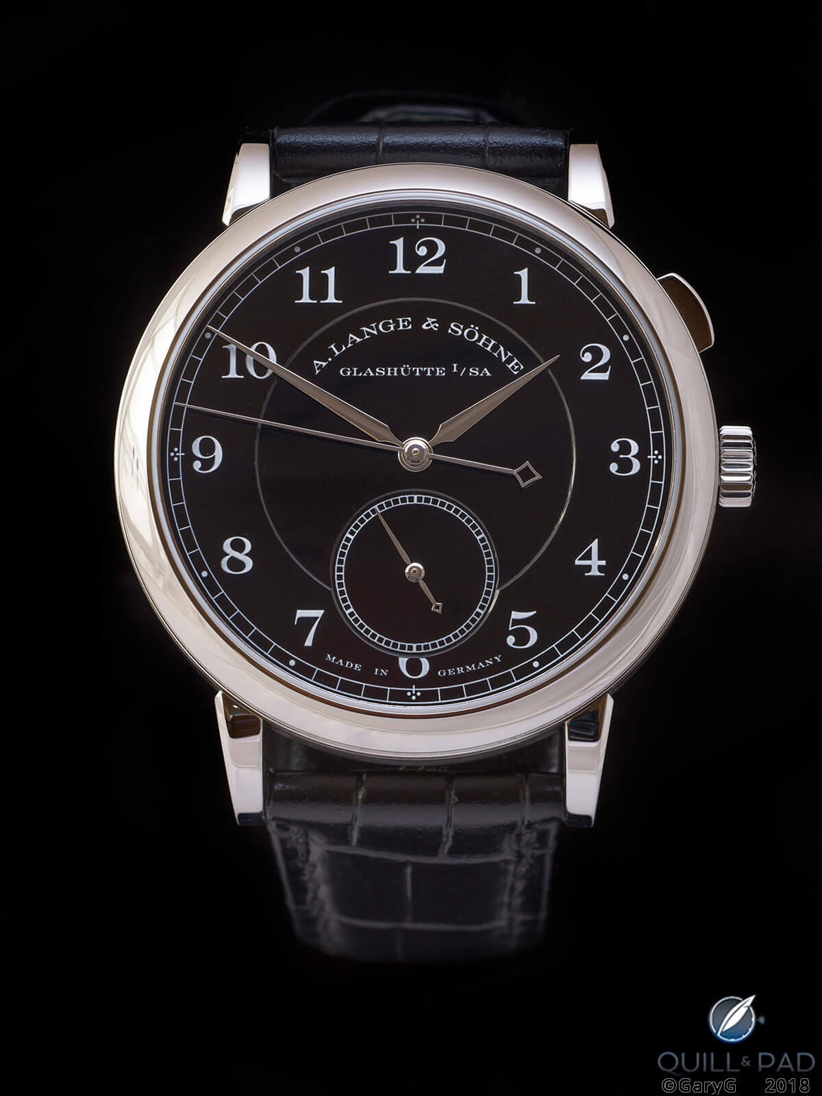 The unique Homage to Walter Lange (in prototype form) in stainless steel