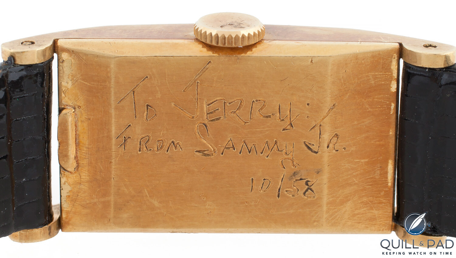 Engraved back of Julien’s Auctions Lot 215: Patek Philippe