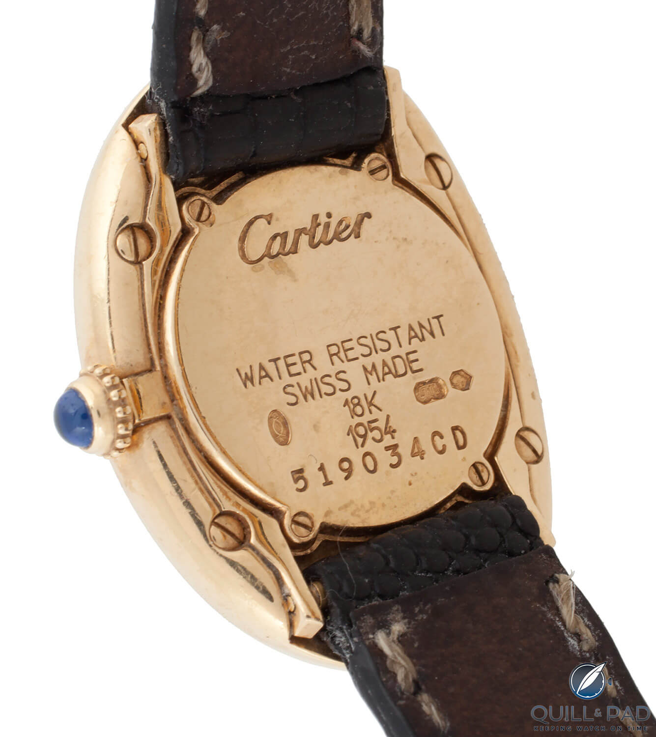 Julien’s Auctions Lot 392: Cartier Baignoire back