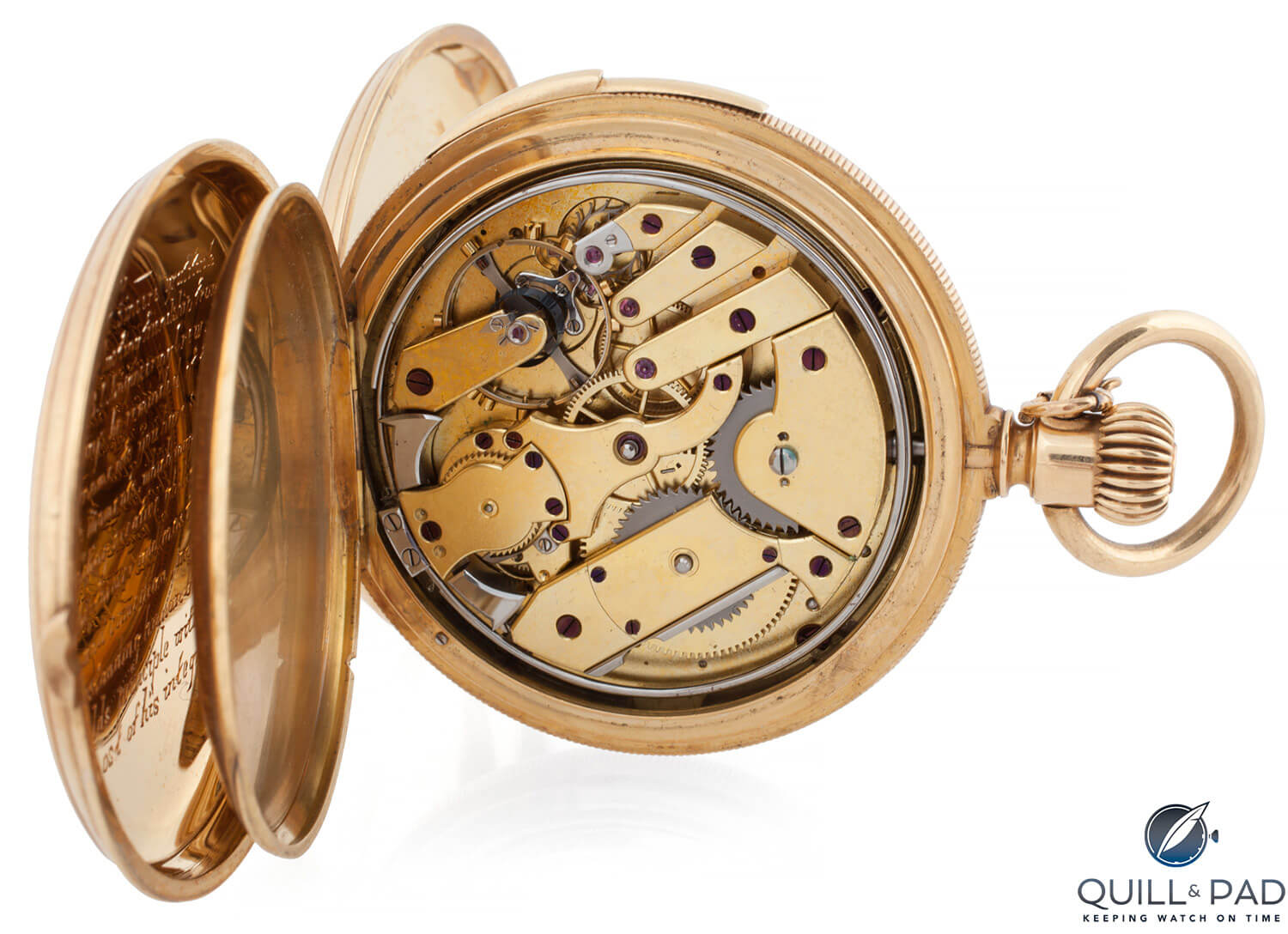 Julien’s Auctions Lot 395: Patek Philippe pocket watch repeater movement
