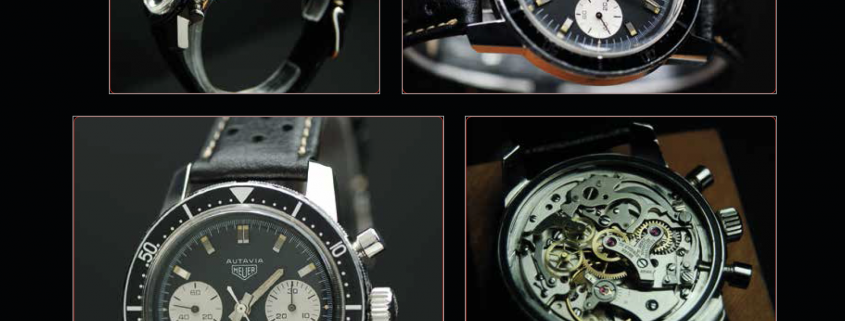 Heuer Autavia 30 1968-1971 Manual Wind Chronograph page 111 of 'Chasing Time' by Alistair Gibbons