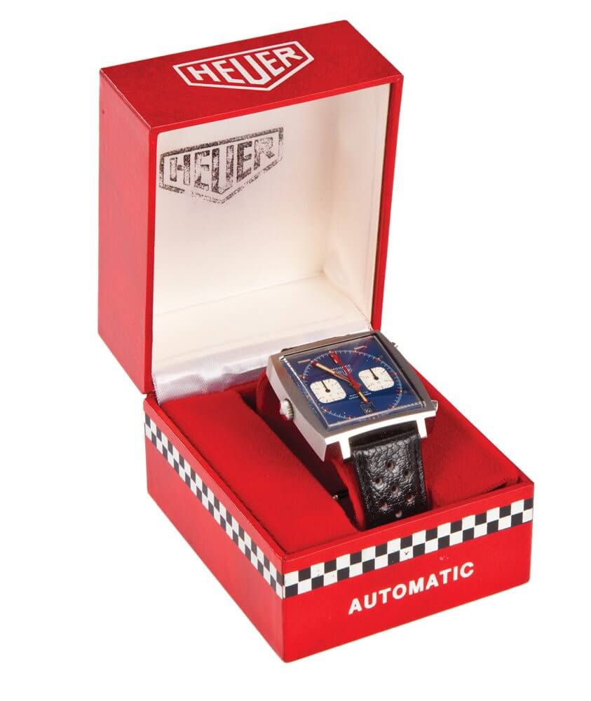 Steve McQueen Heuer Monaco from the 2012 Profiles in History auction (photo courtesy onthedash.com)