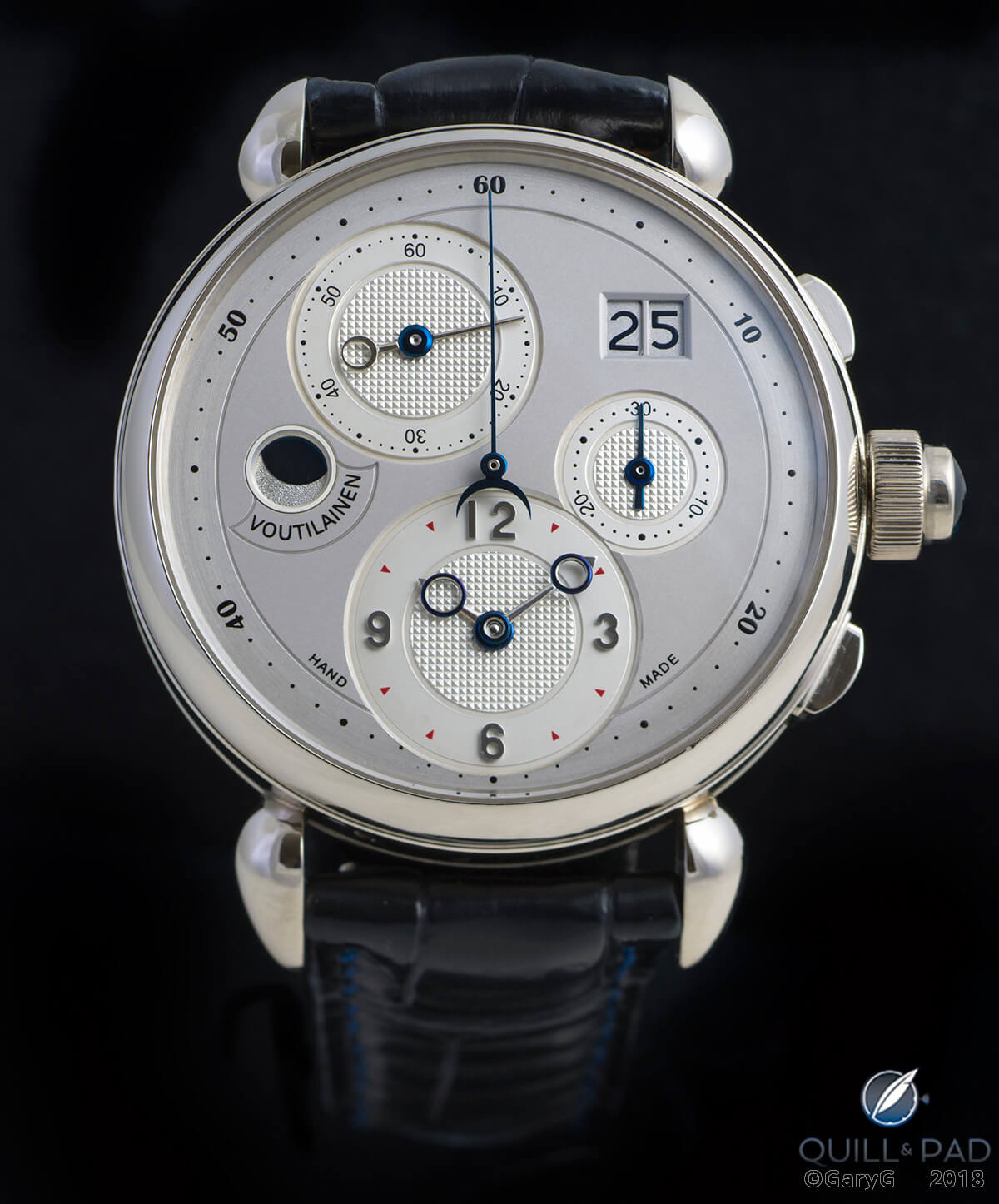 Kari Voutilainen Masterpiece Chronograph II in white gold