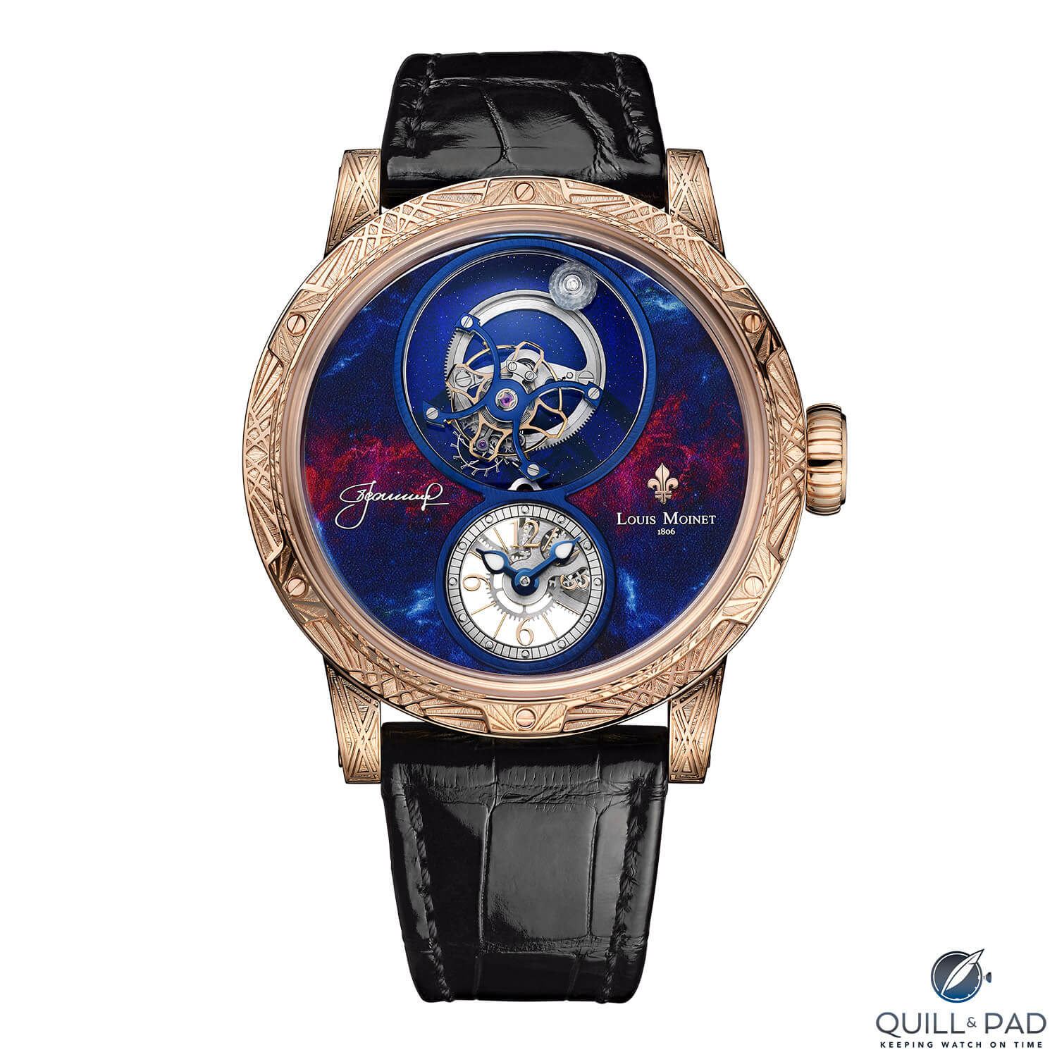Louis Moinet Spacewalker with satellite tourbillon