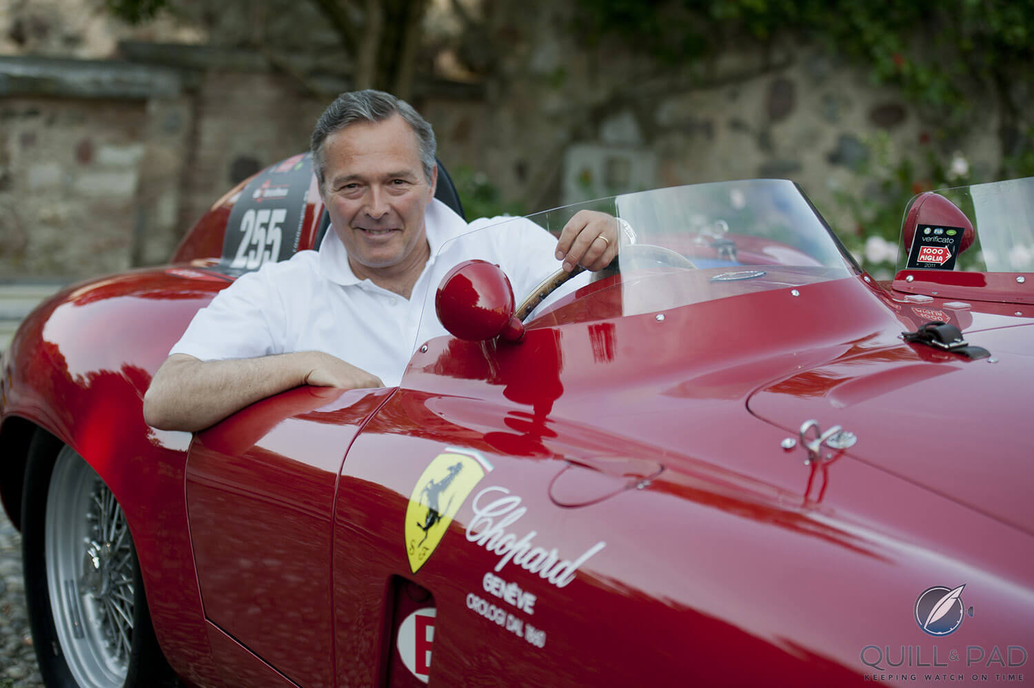 Karl-Friedrich Scheufele during the 2011 Mille Miglia 