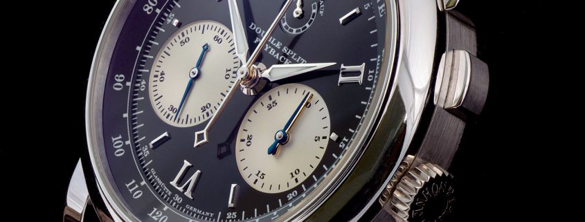 You can push its buttons: A. Lange & Söhne Double Split