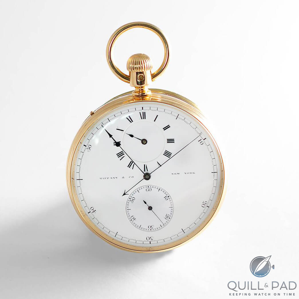 Tiffany regulator circa 1870 from Gerd-Rüdiger Lang’s collection (photo courtesy Kurt Strehlow)