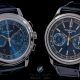 Big hitters: Patek Philippe Reference 5070P-013 (at left) and Reference 5170P