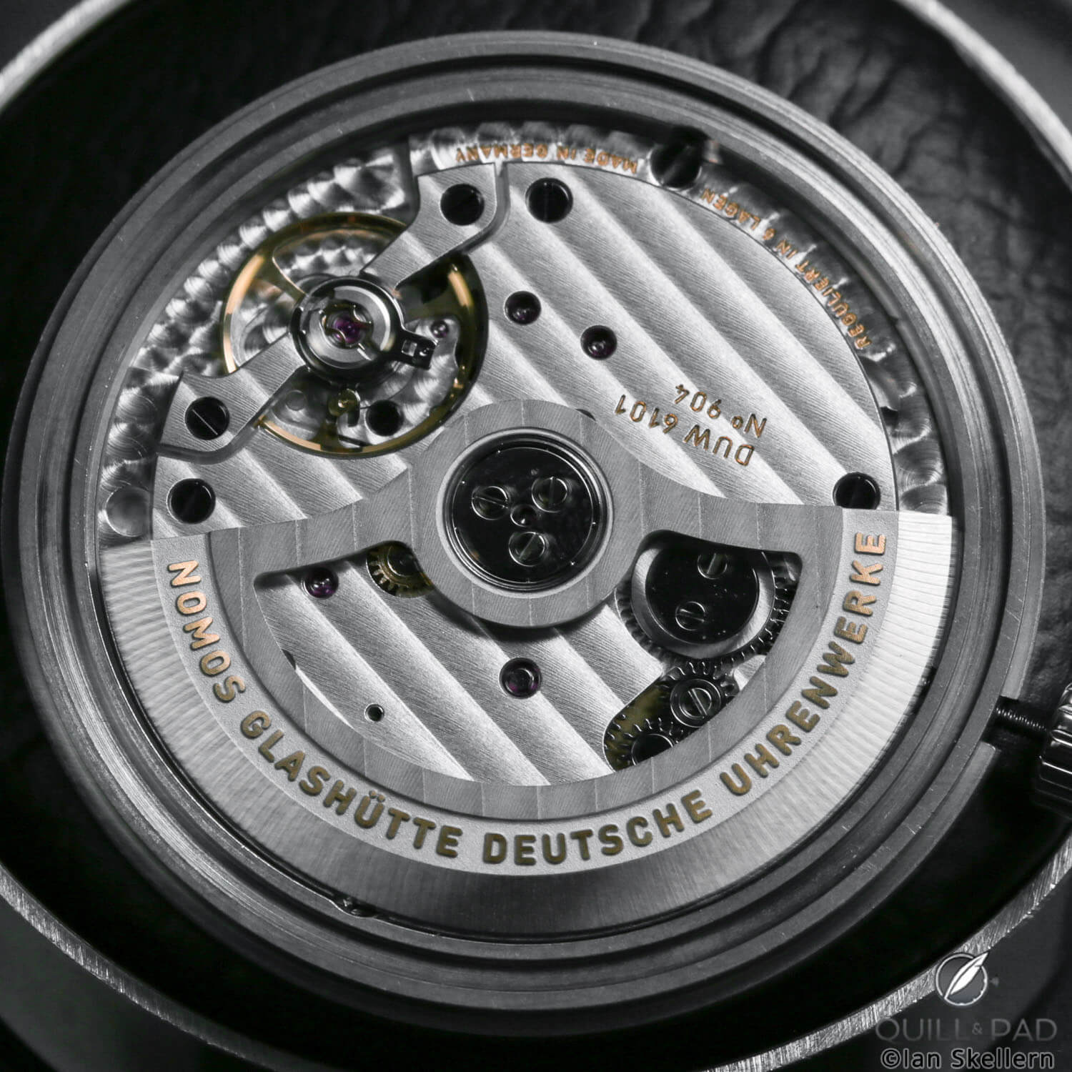 Nomos Glashütte Caliber DUW 6101 is only 3.6 mm in height