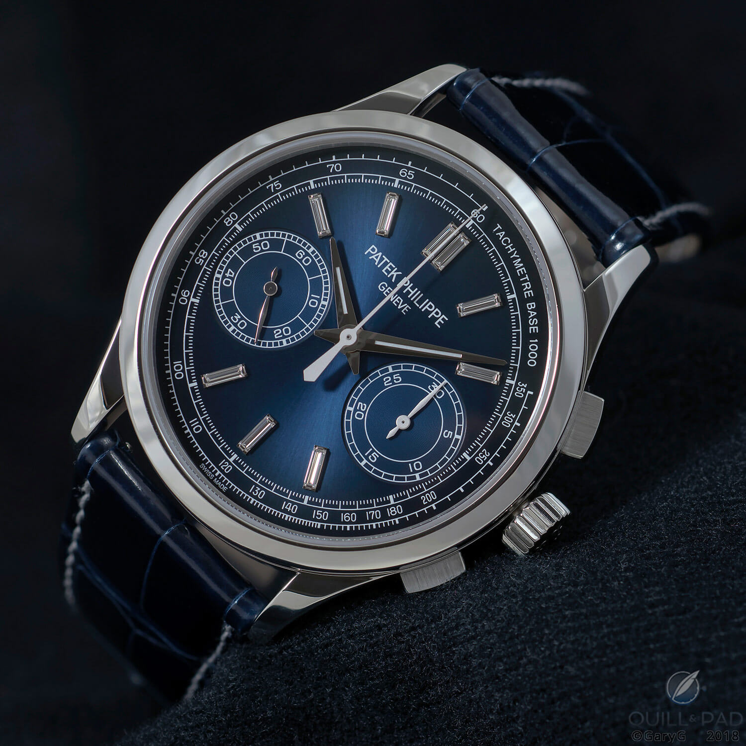 The new generation: Patek Philippe Reference 5170P in platinum with diamond indices