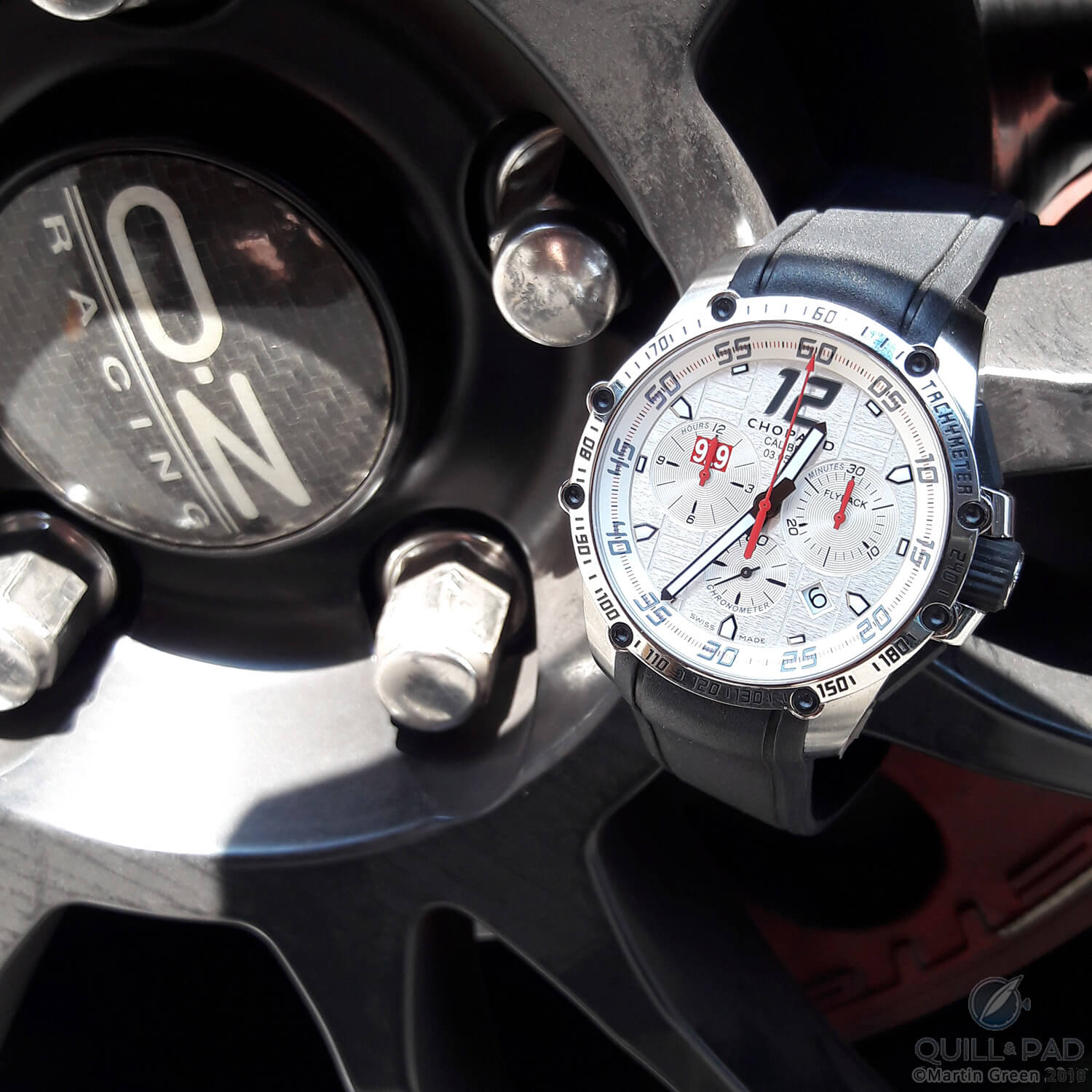 Chopard’s Superfast Chrono Porsche 919 Edition hanging around with some OZ rims