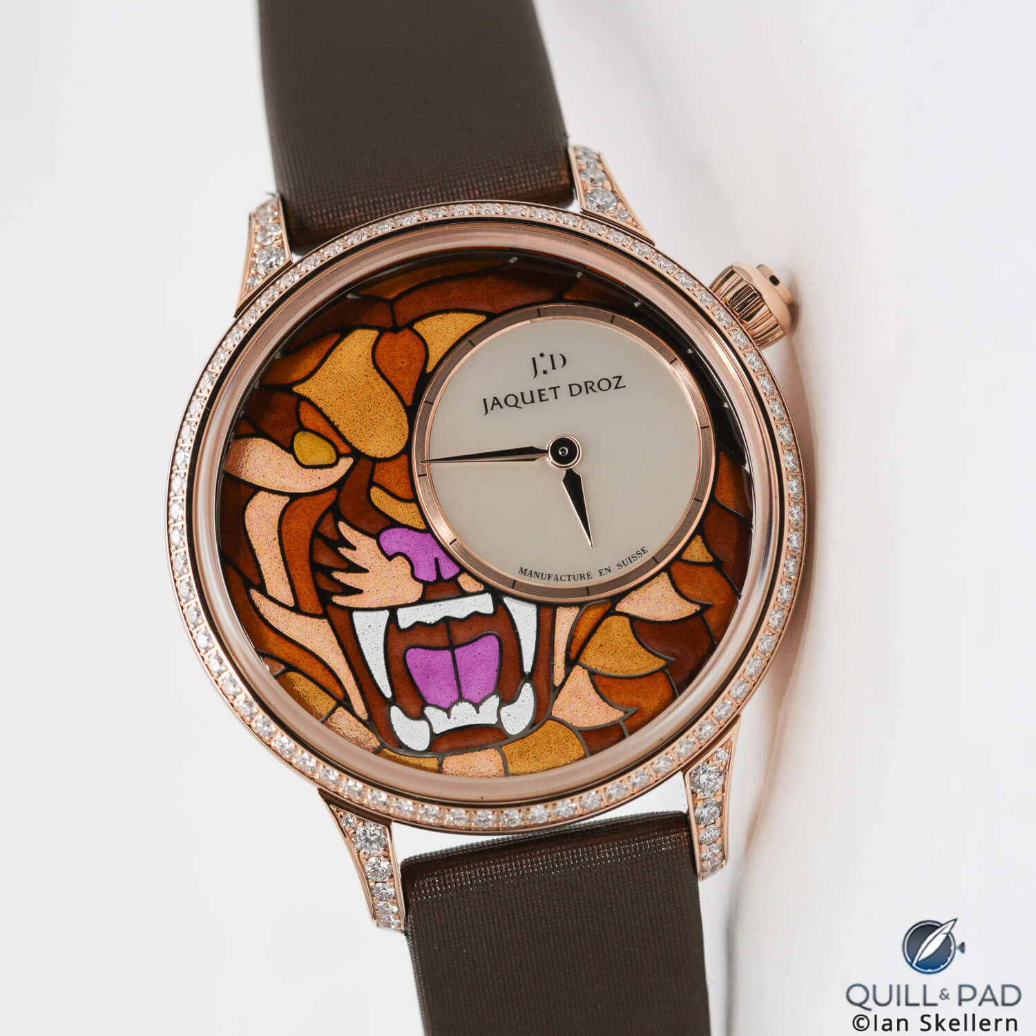 Jaquet Droz Petite Heuer Minute Smalta Clara