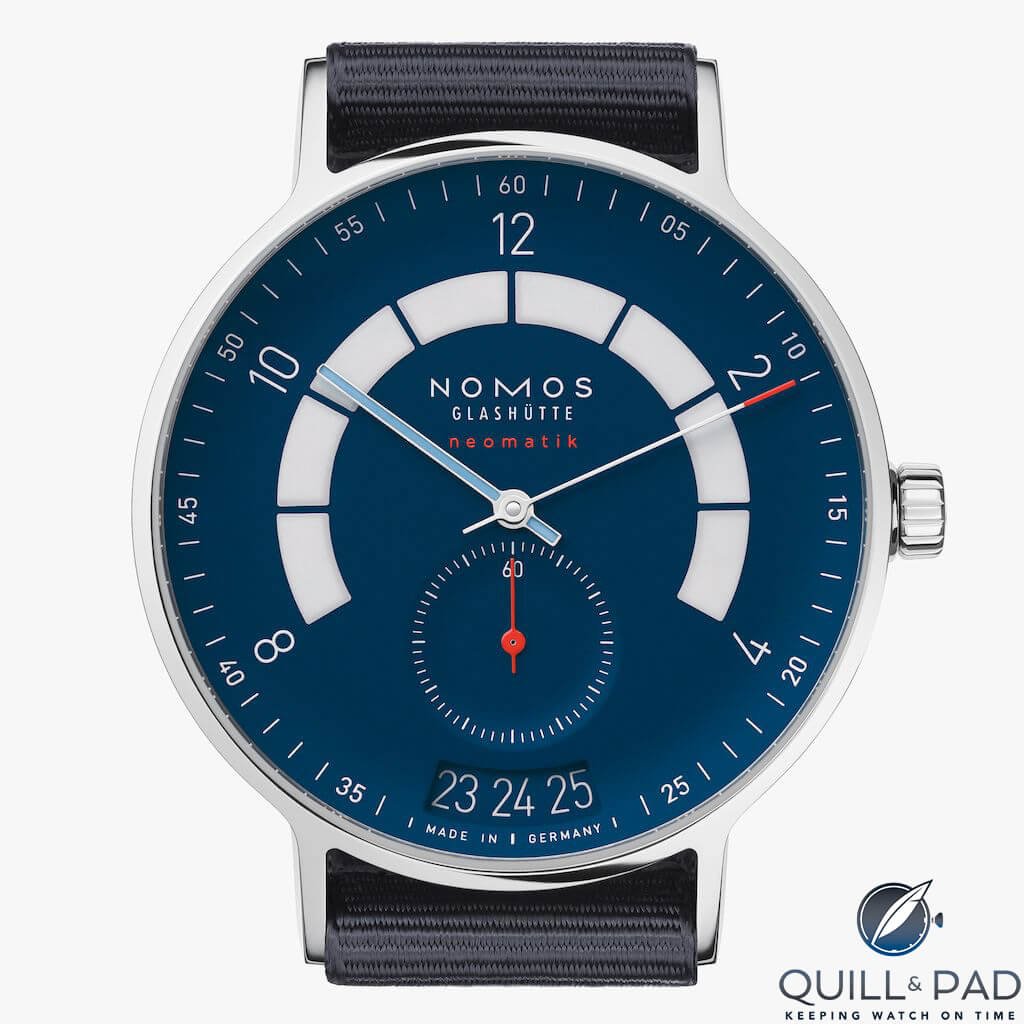 Nomos Autobahn midnight blue