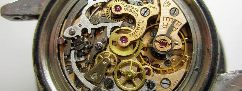 Omega Caliber 321 chronograph movement (photo courtesy WatchGuy.co.uk)