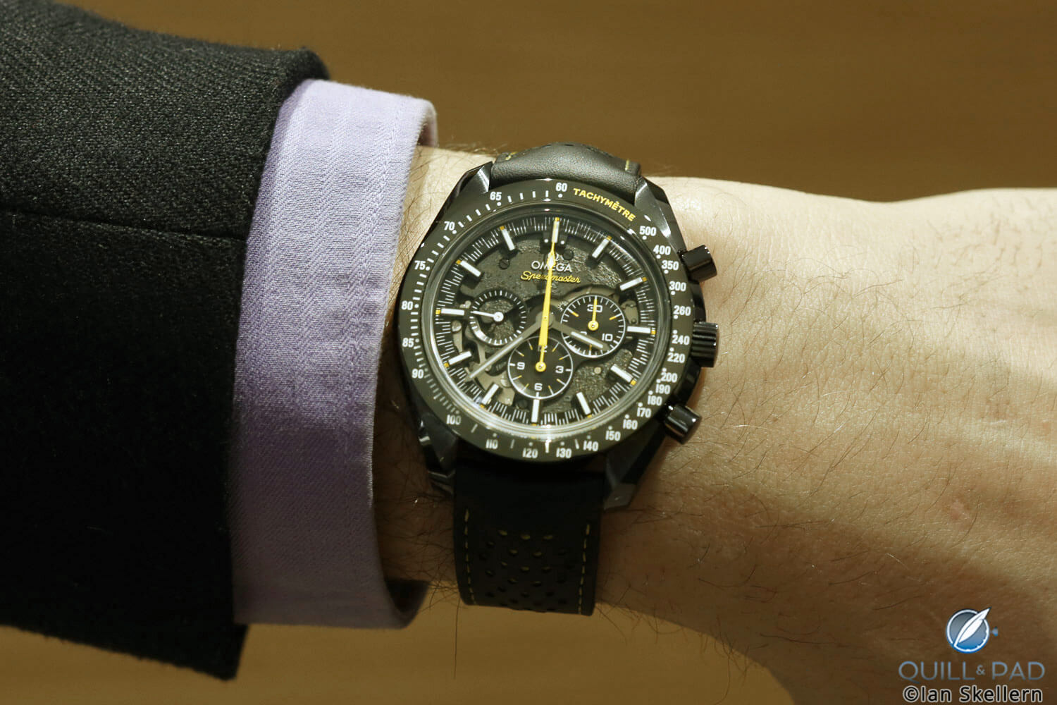 Omega Speedmaster Dark Side of the Moon Apollo 8 on the wrist