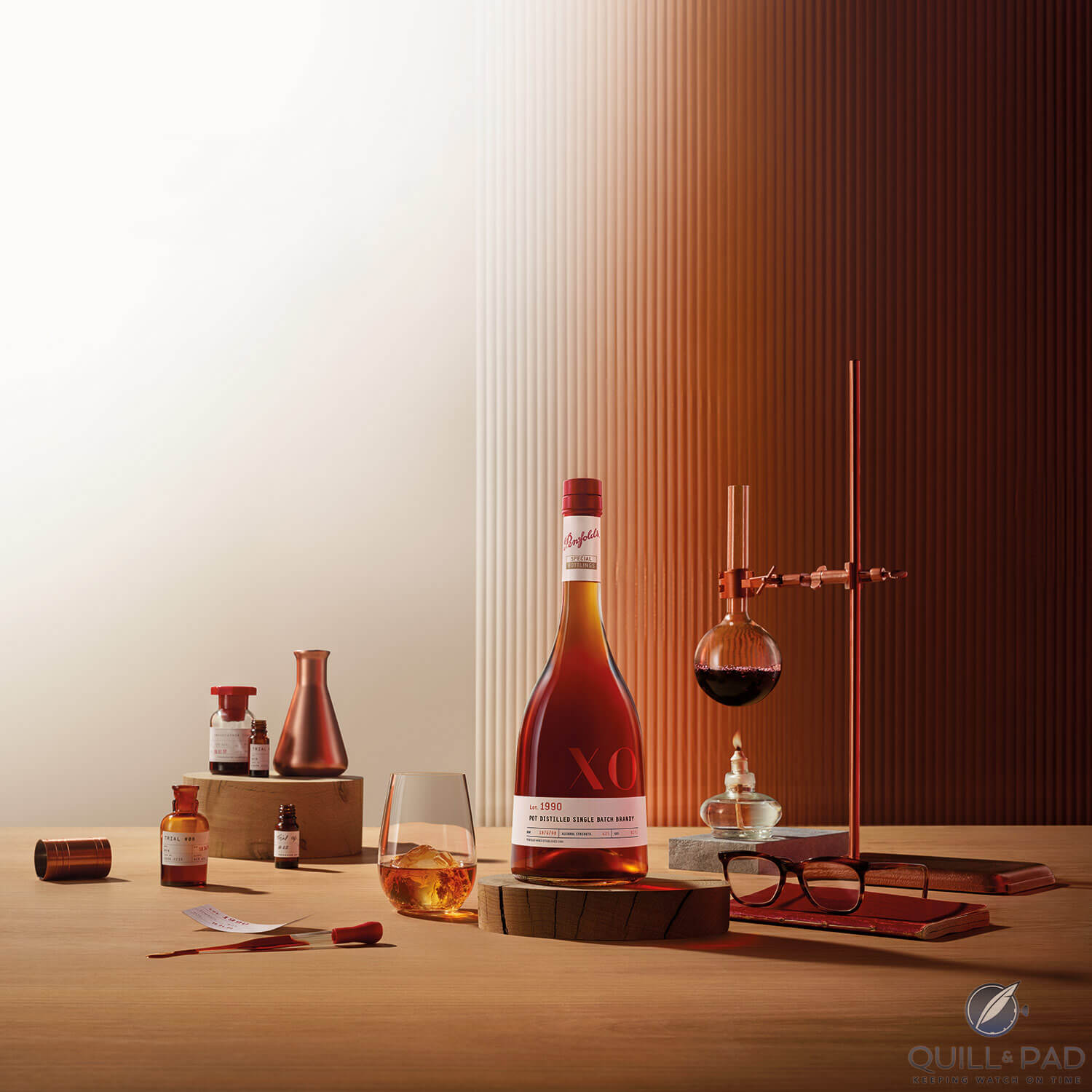 Penfolds Lot 1990 Pot Distilled Single Batch Brandy on ice