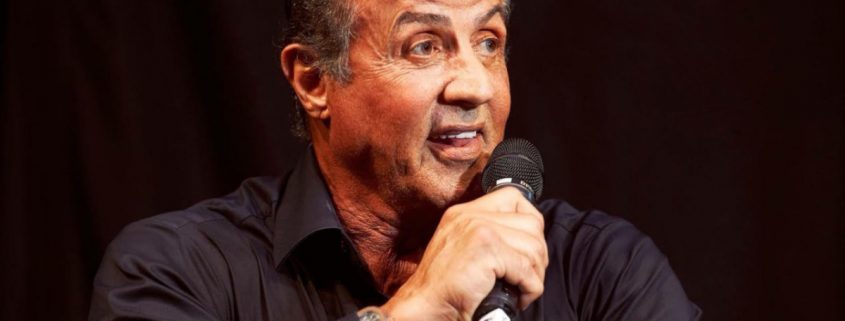 Sylvester Stallone wearing a Patek Philippe Nautilus Reference 5980R