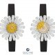 Van Cleef & Arpels Marguerite secret watch closed and open