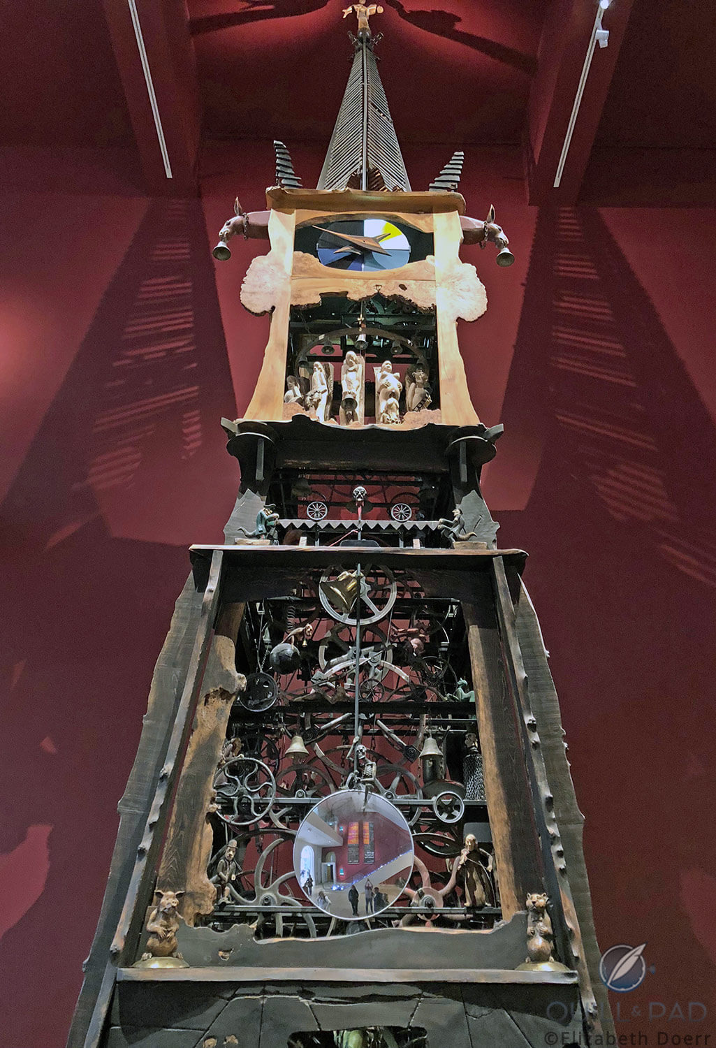 Edinburgh’s Millennium Clock Tower in the National Museum of Scotland