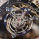 Regulator of the Bovet Braveheart Tourbillon with cylindrical hairspring