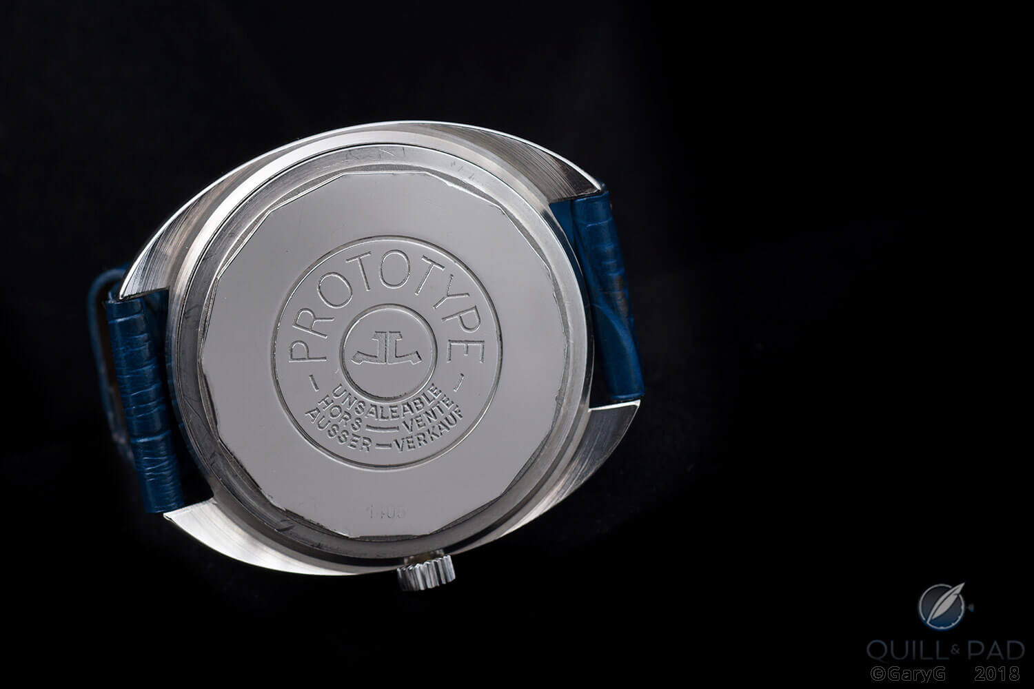 Not to be sold! Difficult-to-ignore warning on the Jaeger-LeCoultre Caliber 906 prototype