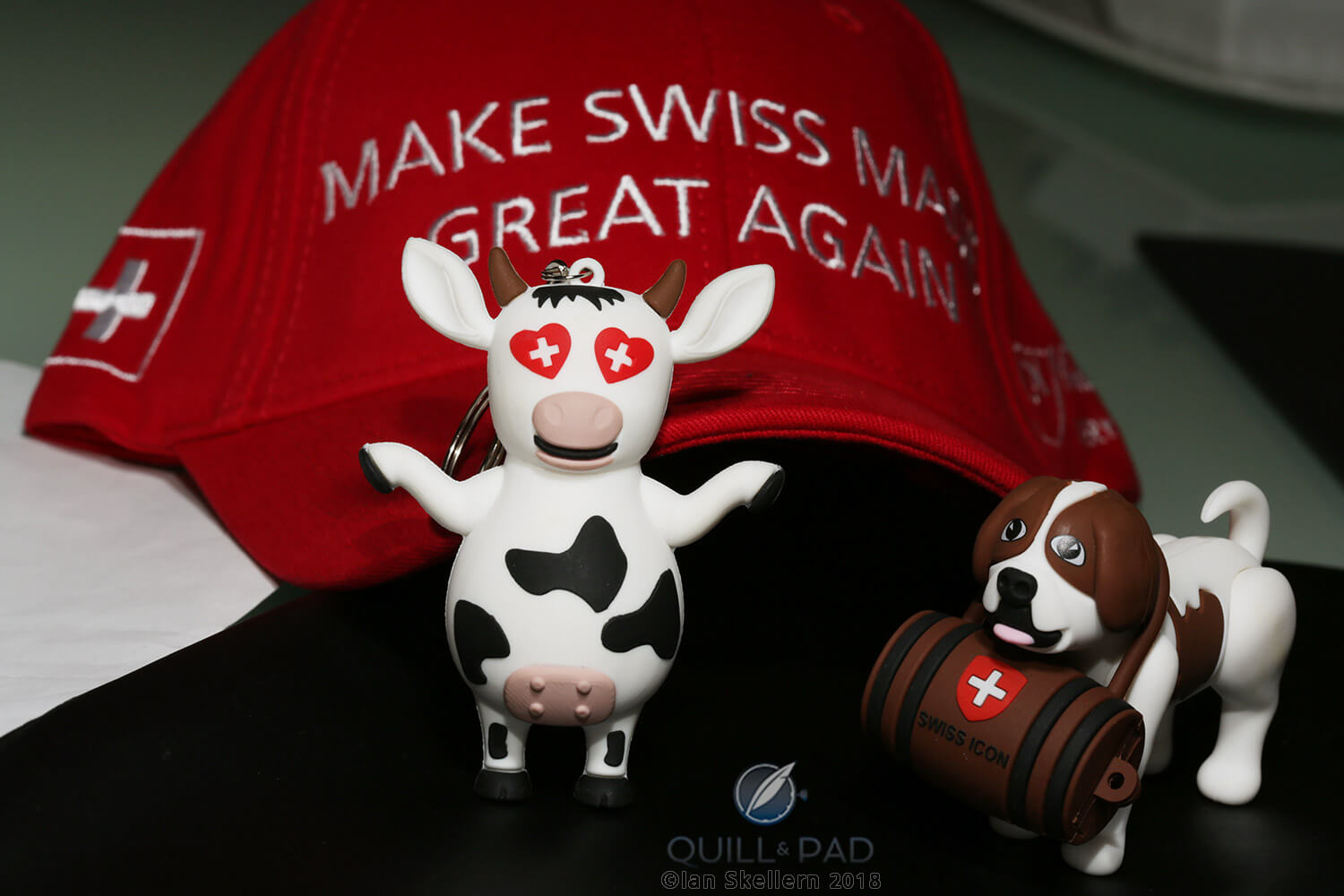 H. Moser & Cie has the best USB keys (cow and dog)