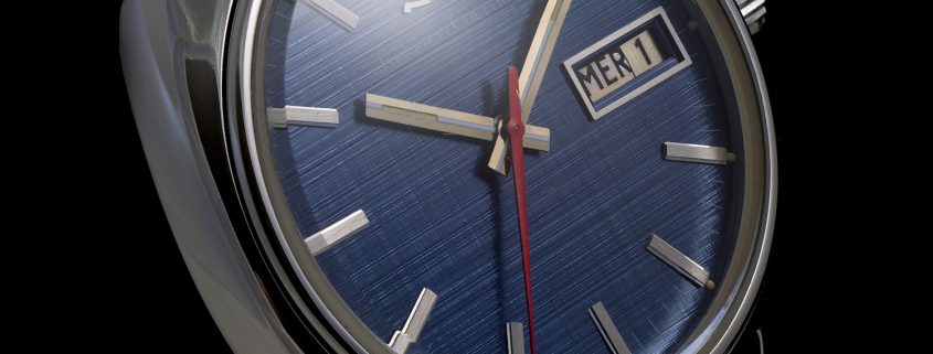Parting shot: Jaeger-LeCoultre Caliber 906 prototype with blue dial