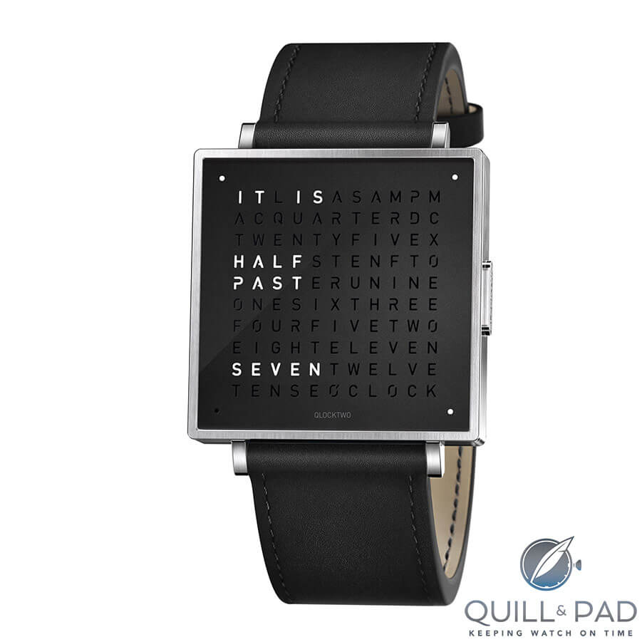 Qlocktwo W39 Pure Black