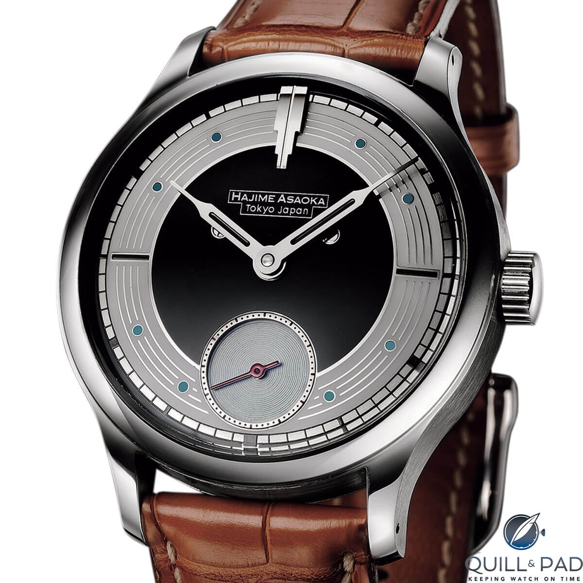 Striking, but not for me: dial of Asaoka Tsunami No. 002 (image courtesy tokeibegin.jp)