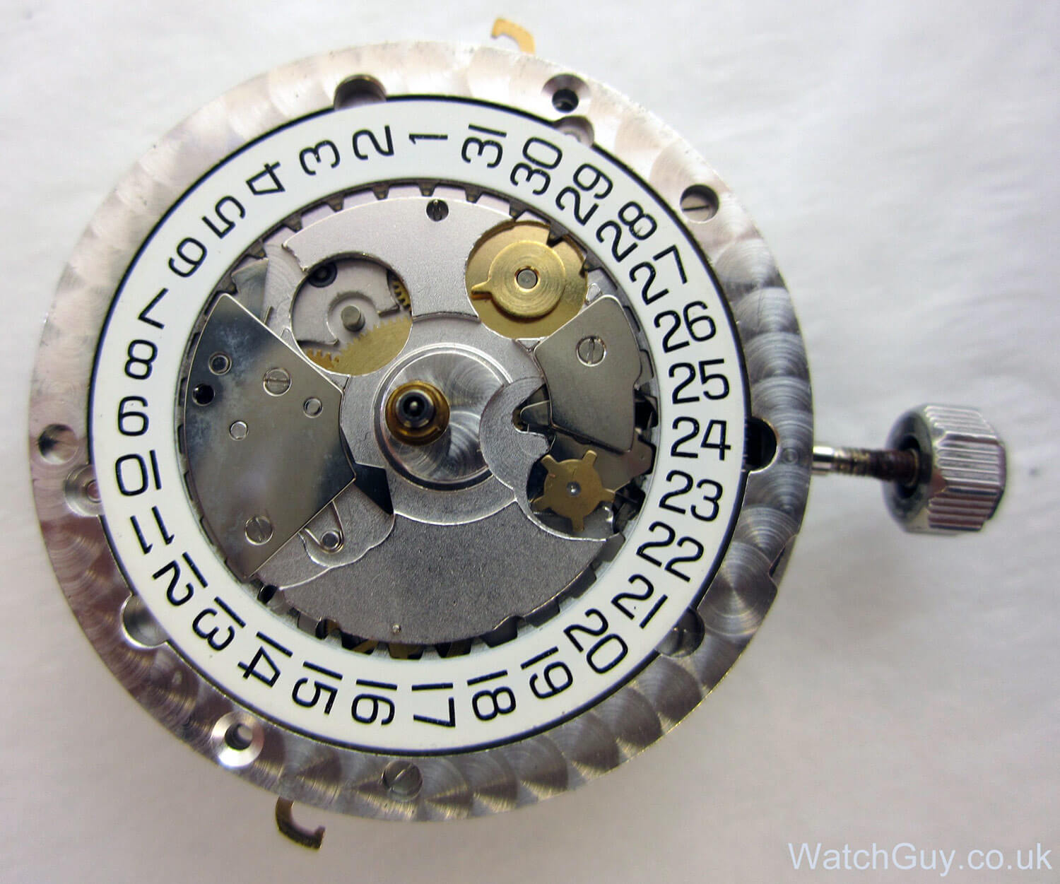 ETA Valjoux 7750 with date ring 