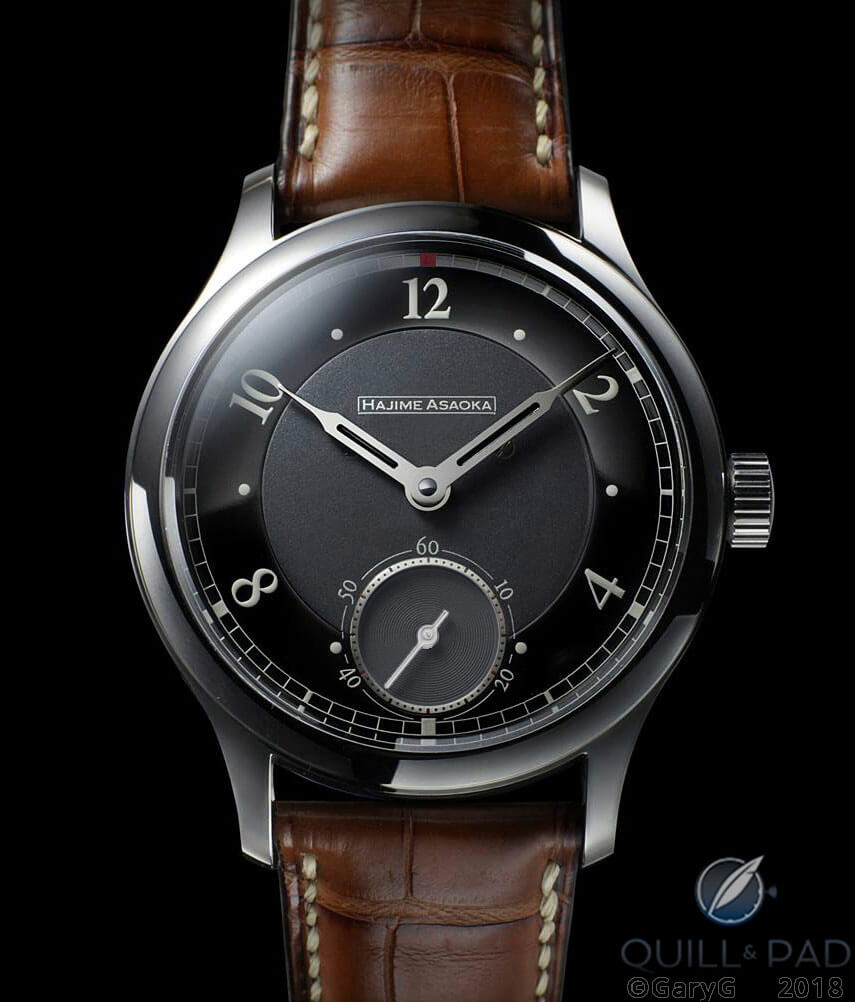 Early mockup by the author, with simplified logo and red index at 12 o’clock