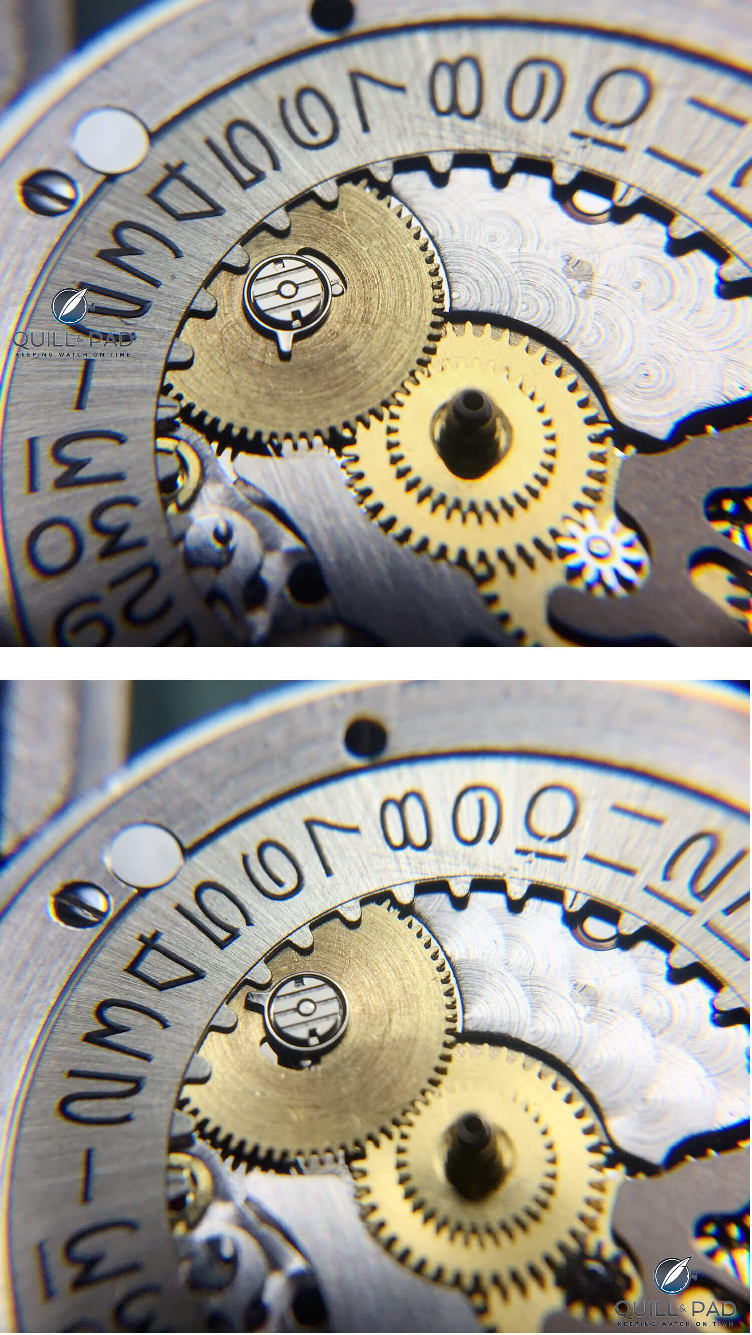 ETA Valjoux 7750 date change mechanism (photo courtesy Ashton Tracy