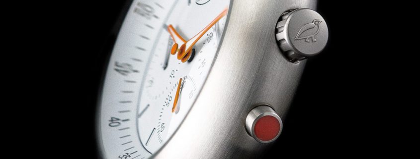 Ikepod chronograph side on