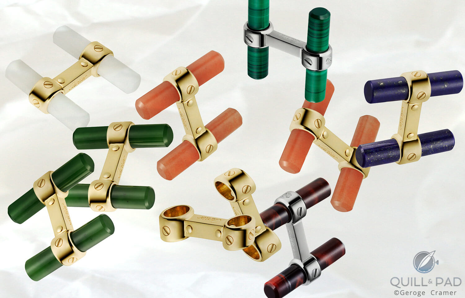 Cartier Santos de Cartier Daily Mood cufflinks