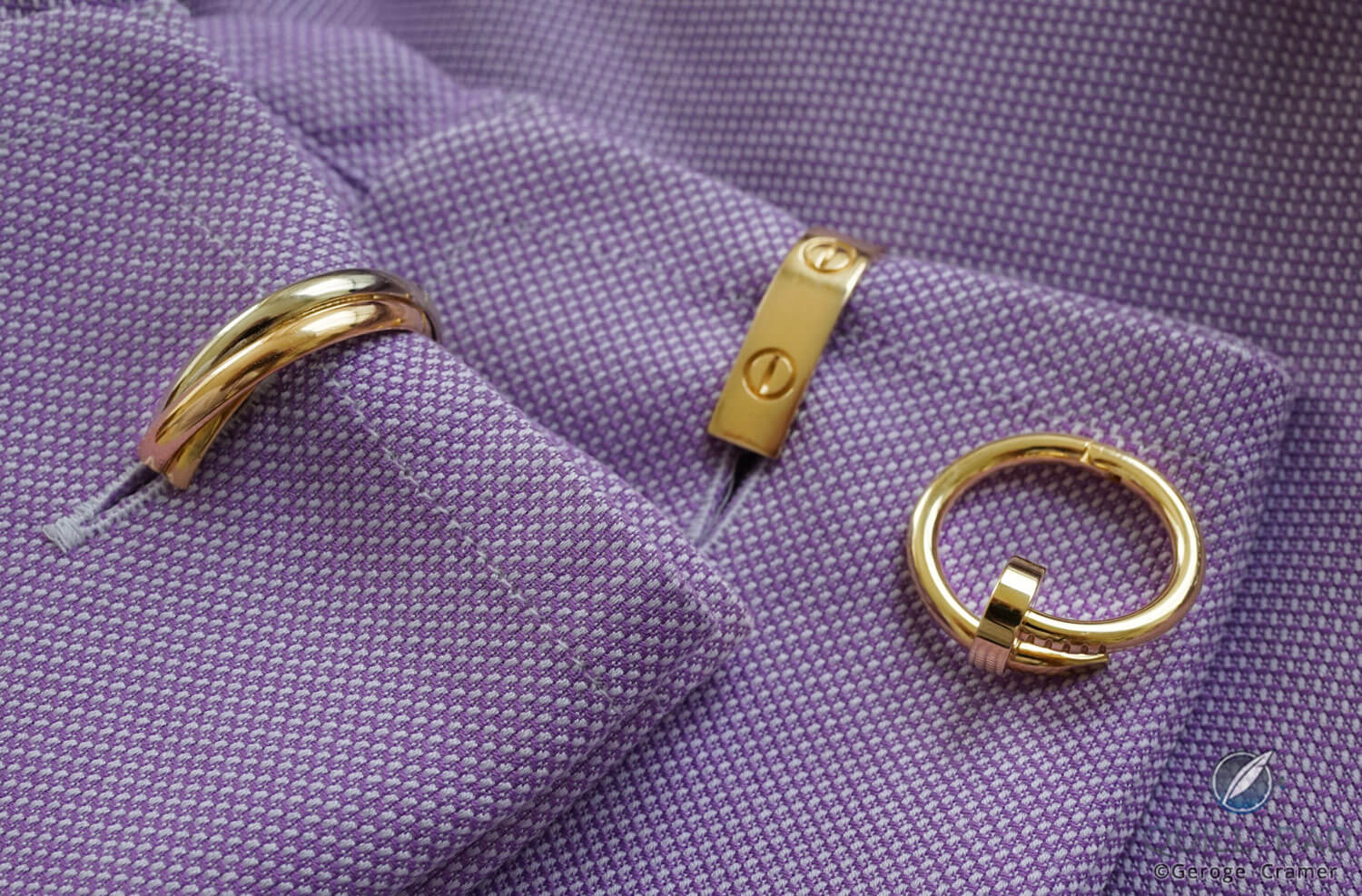 Cartier wrap around cufflinks