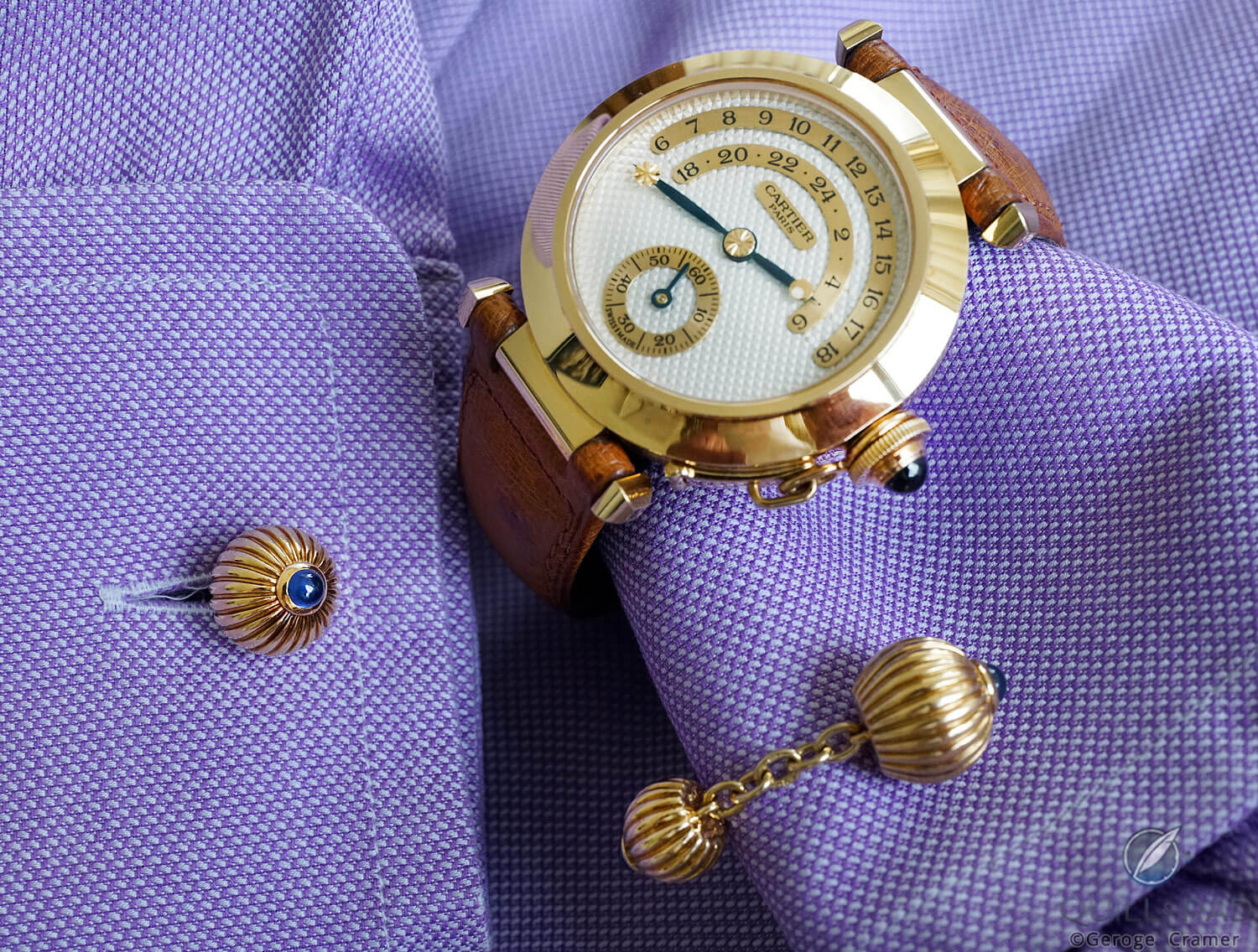 Cartier Pasha cufflinks