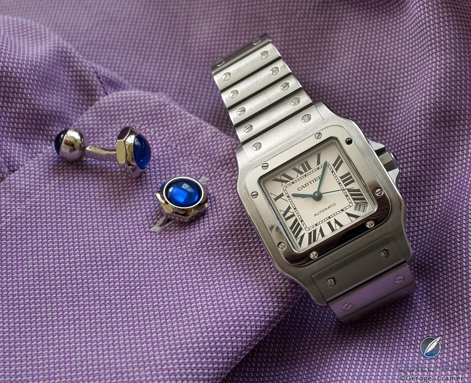 Cartier Santos cufflinks