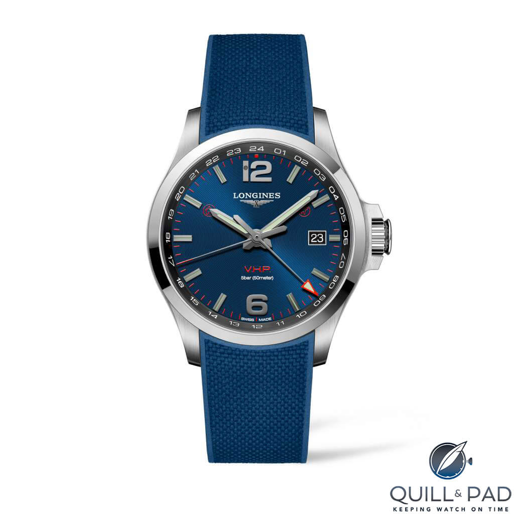 Longines Conquest V.H.P. GMT Flash Setting