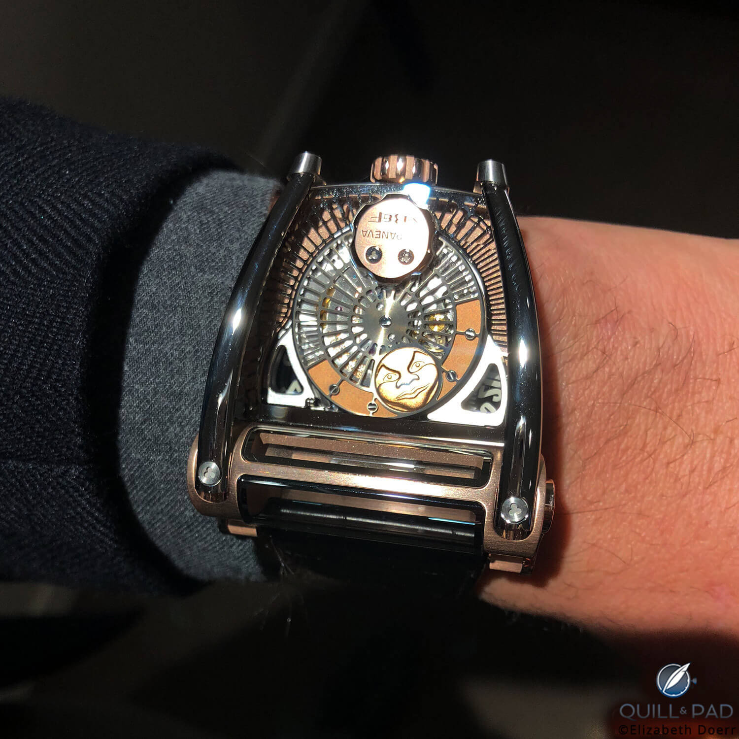 MoonMachine 2 by MB&F with Stepan Sarpaneva on the wrist