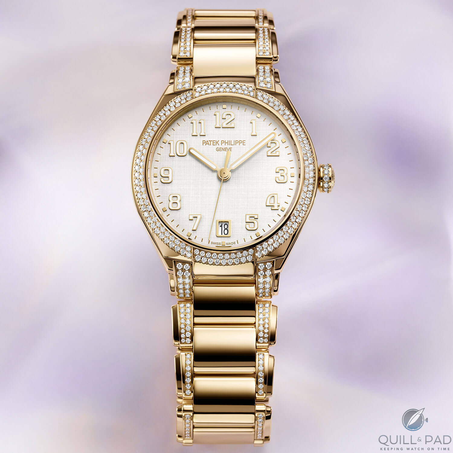 Patek Philippe Twenty-4 Automatic in pink gold on pink gold bracelet