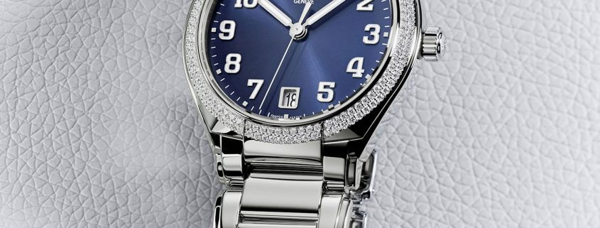 Patek Philippe Twenty-4 Automatic with blue dial in stainless steel