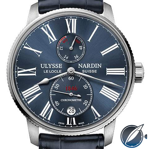 Ulysse Nardin Marine Torpilleur dial